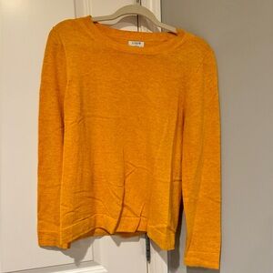 J. Crew Teddie sweater, warm gold. Size S.